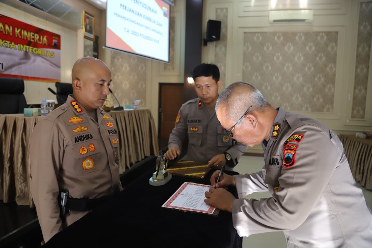 Menuju WBBM, Polresta Pati Deklarasikan Komitmen Membangun Zona Integritas