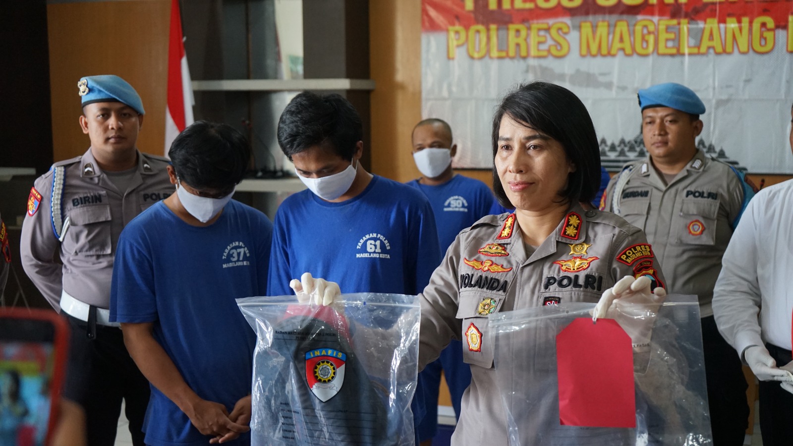 Dua Pelaku Currat Diamankan Polresta Magelang