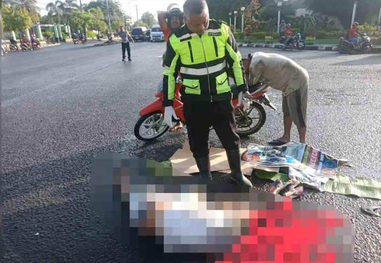 Pemotor Rembang Tewas Tertabrak Truk di Jalan Lingkar Kudus
