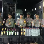 Puluhan Botol Miras Diamankan Polresta Pati dalam Sehari