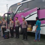 Sebanyak 50 Peserta Balik Mudik Gratis Polres Blora Diberangkatkan Menuju Jakarta