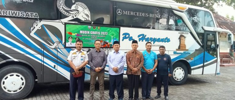 Dua Armada Bus Dikirim ke Jakarta untuk Warga Rembang yang Mudik Gratis
