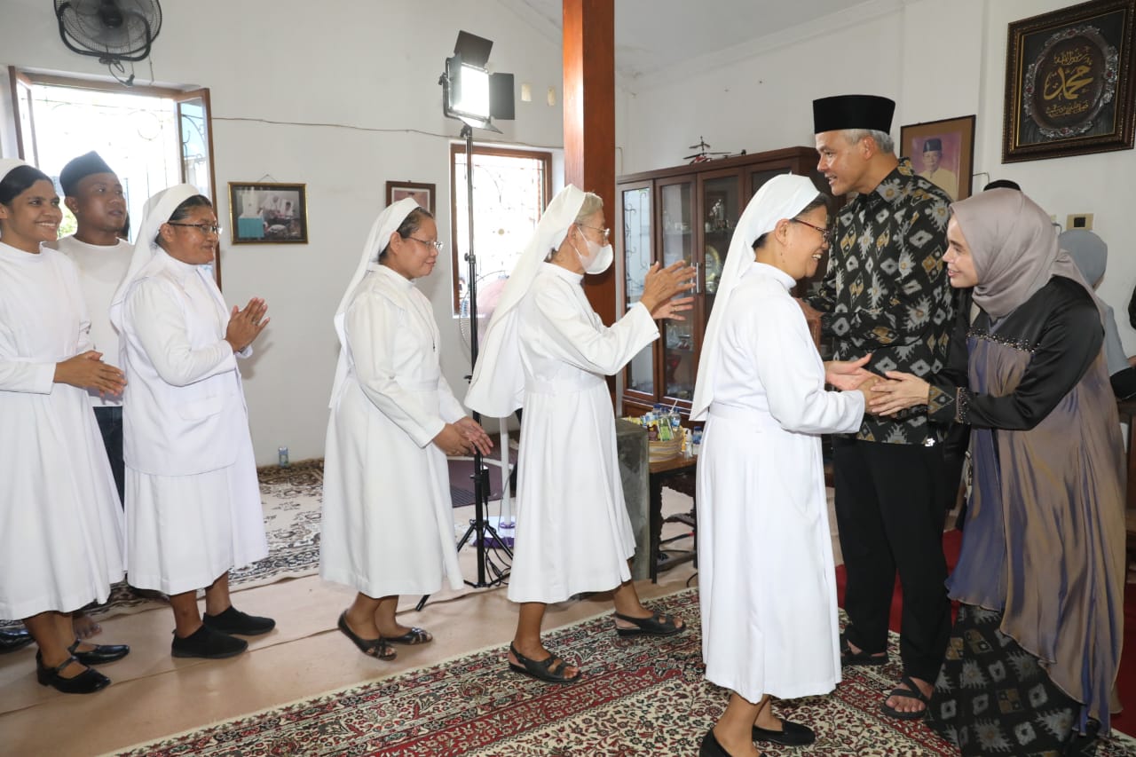 Suster dan Difabel Ramaikan Open House Ganjar di Kutoarjo