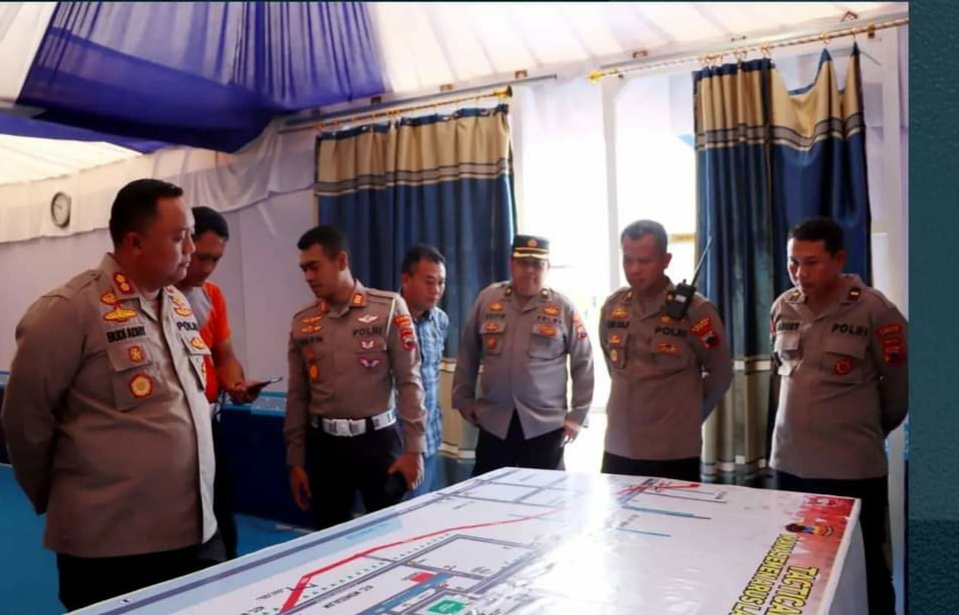 Kapolres Demak Cek Kesiapan Pospam dan Posyan di Jalur Pantura