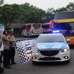Diberangkatkan, Peserta Balik Gratis Bersama Polres Magelang Kota