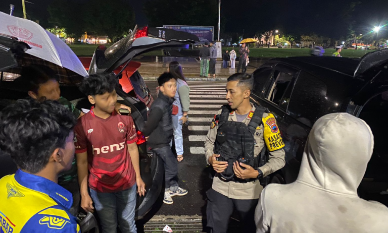 Marak Knalpot Brong, Polres Wonosobo Amankan 57 Sepeda Motor dalam Semalam