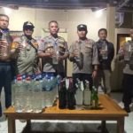 Puluhan Botol Miras dan Sejumlah Petasan di Ngawen Diamankan Polisi
