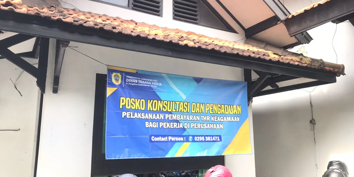Antisipasi Keterlambatan dan Ketidaksesuaian THR, Disnaker Pati Buka Posko Aduan