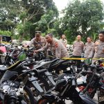 Polres Demak Amankan Puluhan Sepeda Motor Terlibat Balap Liar