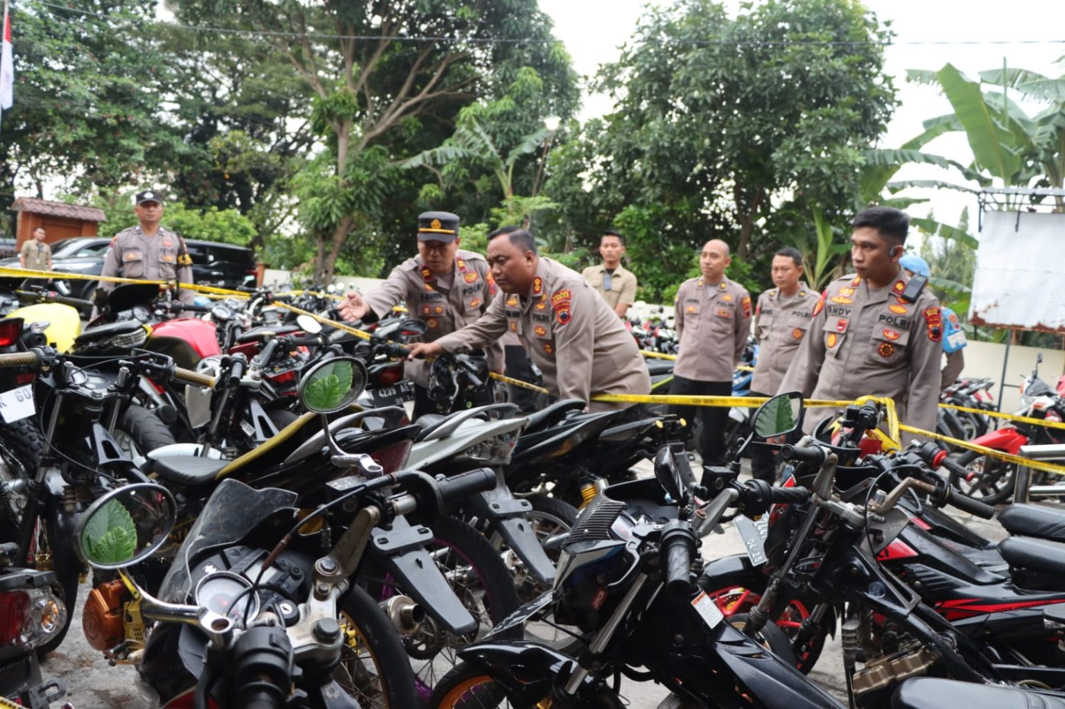 Polres Demak Amankan Puluhan Sepeda Motor Terlibat Balap Liar