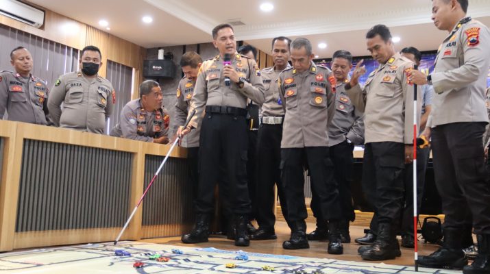 Polres Brebes Gelar Latihan Pra Operasi Ketupat Candi 2023