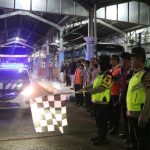 Polres Pekalongan Kota Berangkatkan Bus Program Mudik Balik Gratis