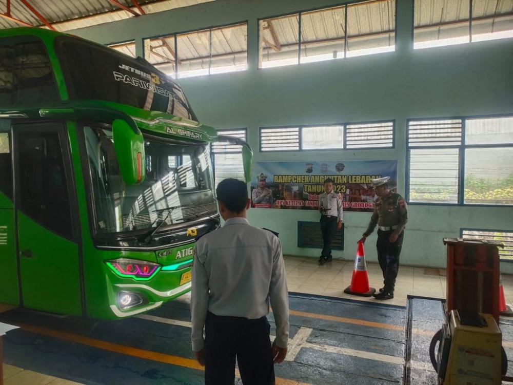 Belasan Bus AKAP Dicek Kelayakannya Jelang Arus Mudik