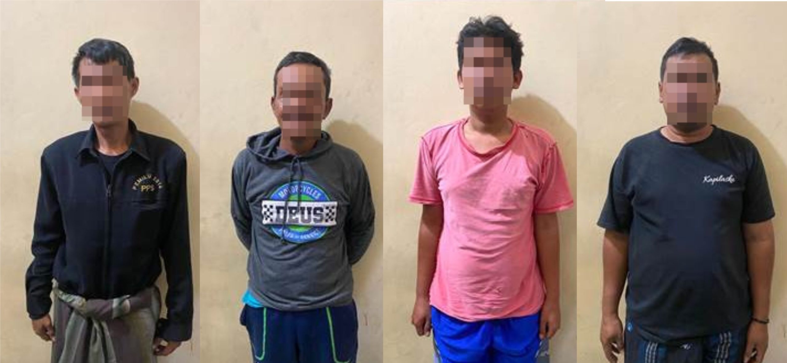 Tertangkap Tangan Saat Main Judi Remi, 4 Pelaku Diringkus Polisi