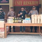 Razia Pekat, Polsek Losari Sita Ratusan Petasan dan Puluhan Botol Miras