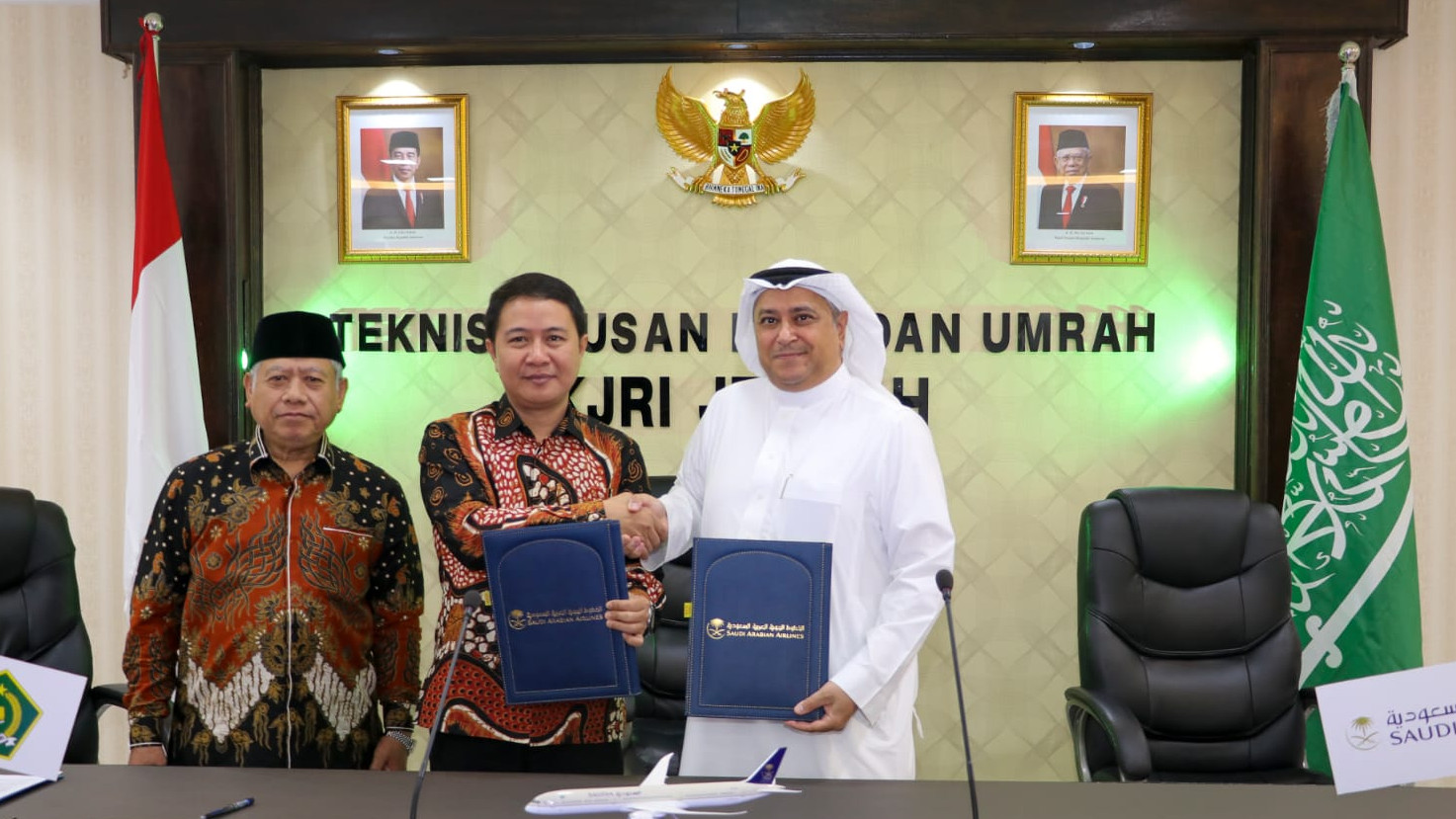 Kerja Sama dengan Kemenag, Saudia Airlines Angkut 101.809 Jemaah Indonesia