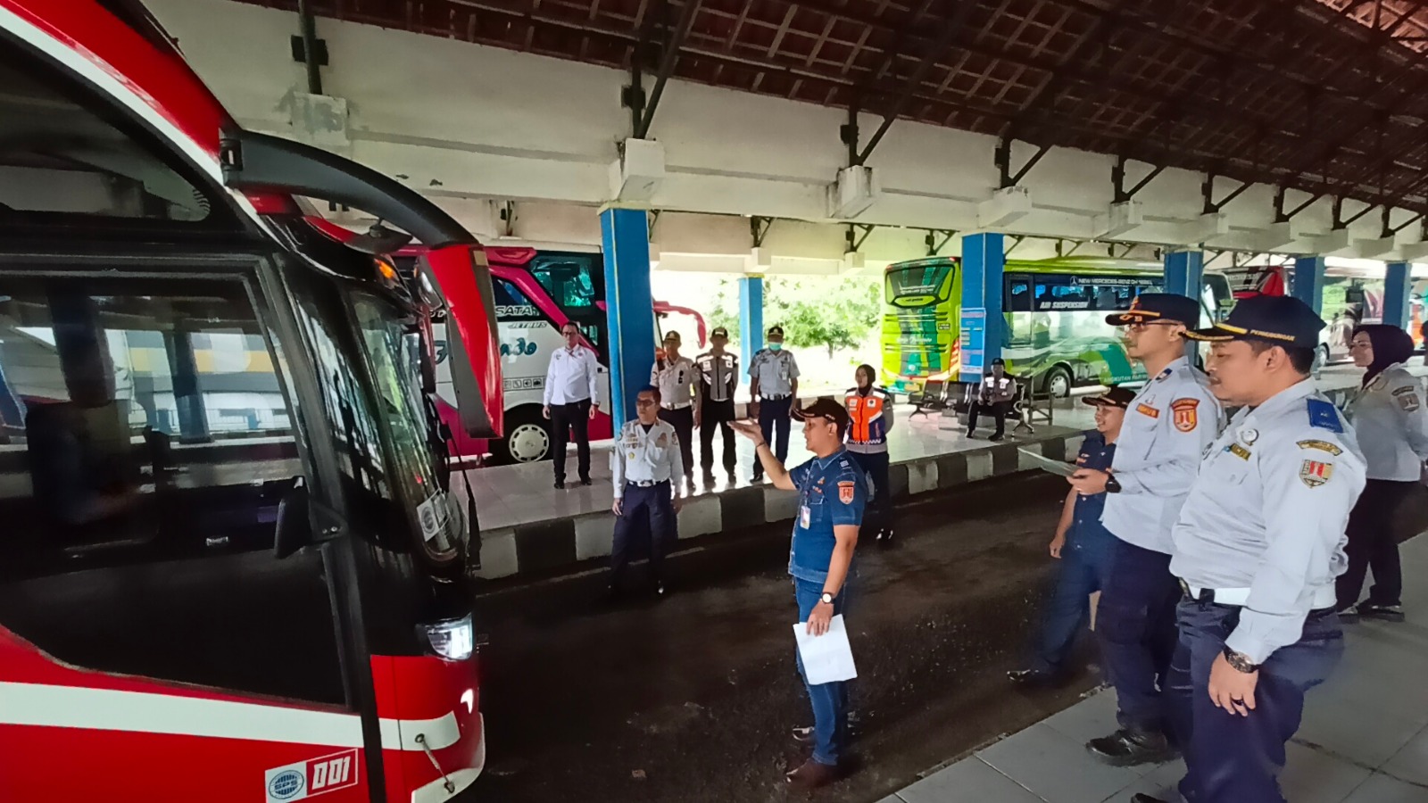 Dinhub Kota Semarang Lakukan Ramp Check Bus Jelang Arus Mudik