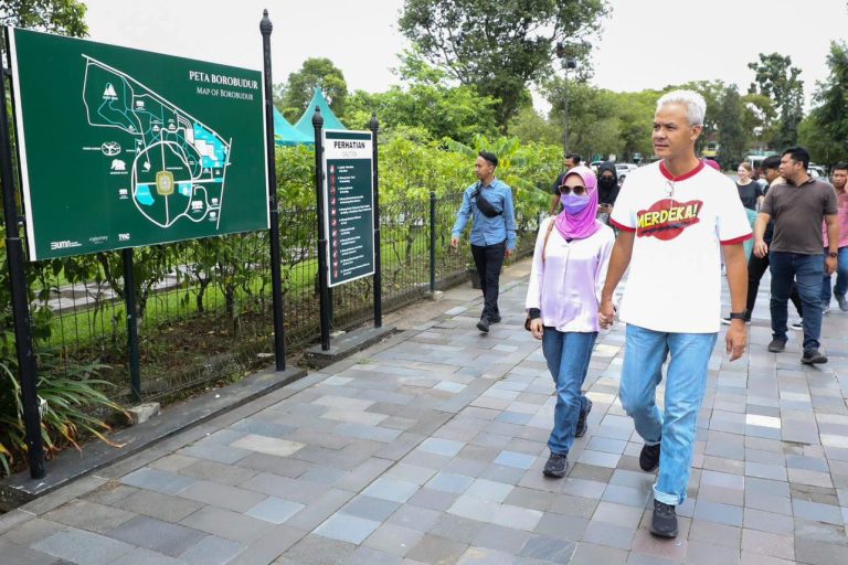 Sidak Candi Borobudur, Ganjar : Siap Terima Wisatawan saat Libur Lebaran