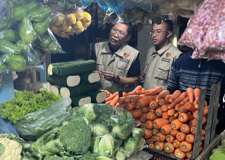 Satgas Pangan Polri melakukan operasi pasar sejak bulan Ramadhan 2023.