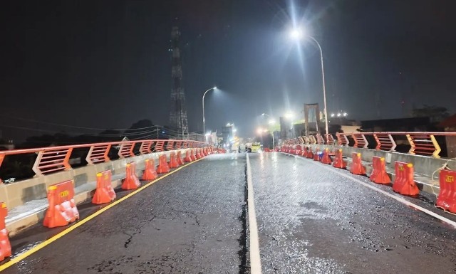 Penuhi Target, Jembatan Juwana Sudah Bisa Dilalui Kendaraan