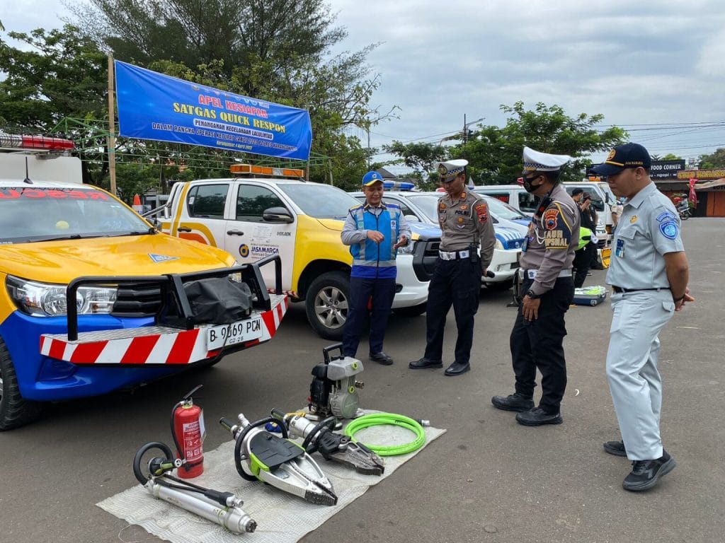 Jelang Arus Mudik, Satlantas Polres Karanganyar Siagakan Satgas Quick Respon