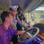 Jelang Lebaran, Satlantas Polres Karanganyar bersama Dishub Gelar Ramp Check