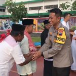 Kapolres Grobogan Pantau Pengamanan Salat Ied