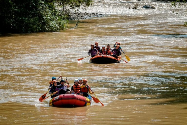 Menparekraf Jajal Atraksi Baru “Wisata Arung Jeram” Desa Wisata Selamanik Ciamis