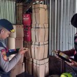 Gelar Operasi di Wilayah Bumiayu, Polres Brebes Amankan Ratusan Botol Miras