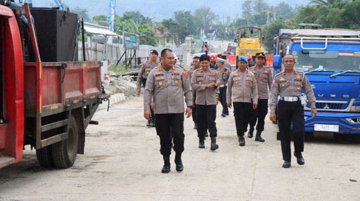Kapolres Brebes Cek Kesiapan Jalur Mudik Jelang Lebaran