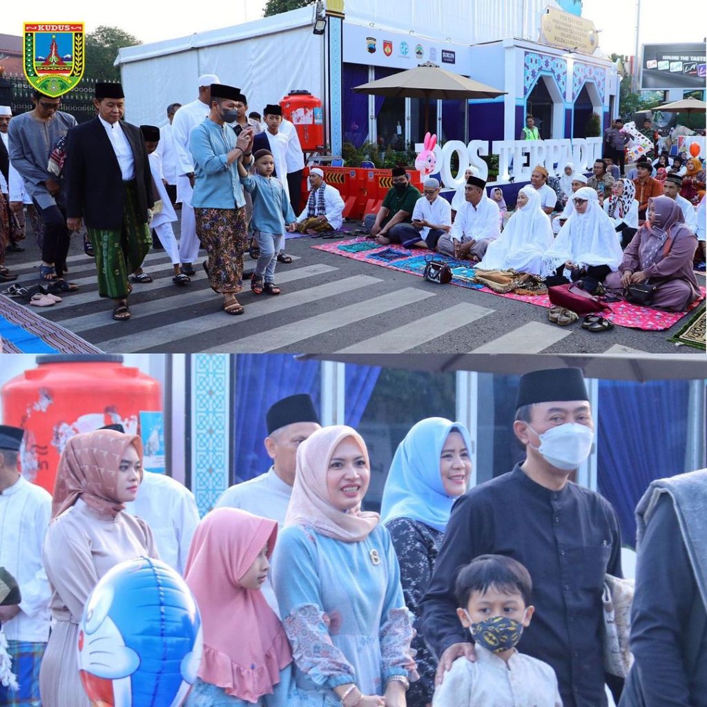 Salat Ied Bareng Warga, Bupati Kudus Ajak Masyarakat Perkuat Persaudaraan