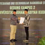 KUDUS, KanalMuria – Universitas Muhammadiyah Kudus (UMKU) meresmikan pembangunan Crystal Building yang difungsikan sebagai ballroom dan rektorat
