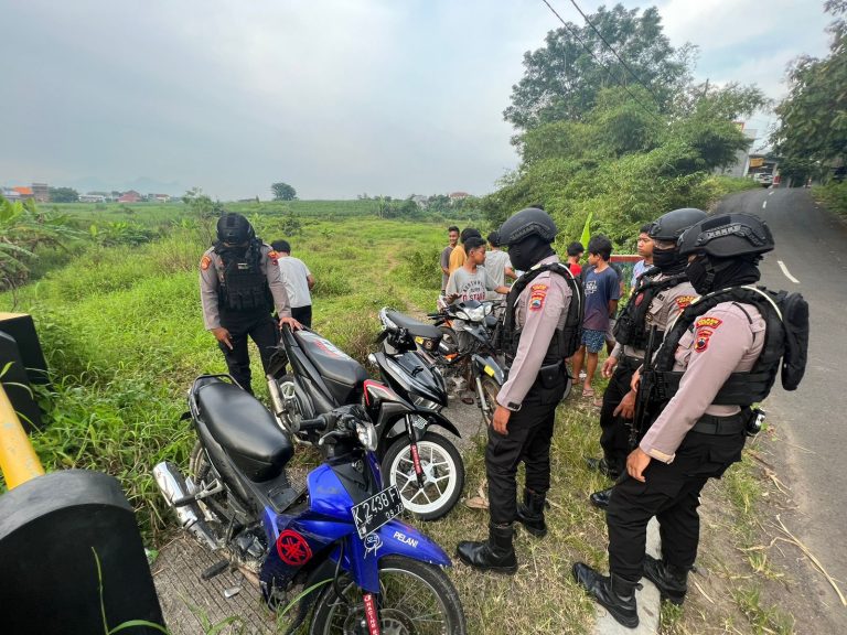 Jaga Kondusifitas, Satlantas Polres Kudus Tindak Kendaraan Berknalpot Brong dan Balap Liar
