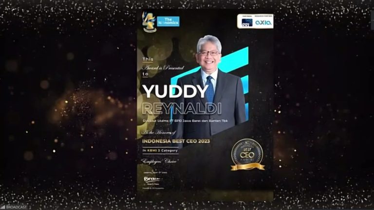 Direktur bank bjb Raih Penghargaan Best CEO 2023 dari The Iconomics