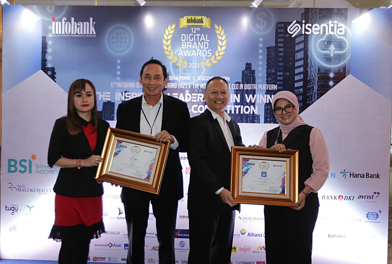 bank bjb Sabet 8 Penghargaan di 12th Infobank Digital Brand Recognition 2023