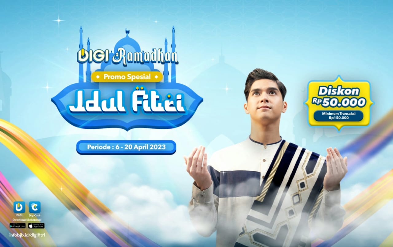 Promo Spesial Idulfitri 1444H bank bjb, Banjir Diskon!