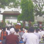 Suasana Salat Idul Fitri di SDN 1 Setrokalangan, Jumat (21/04)