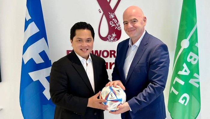 Erick Pastikan Indonesia Terhindar Sanksi Berat dari FIFA