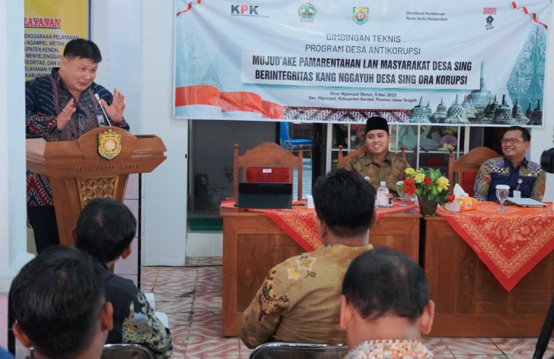 Tim KPK Bersama Inspektorat Jateng Gelar Bintek Desa Anti Korupsi