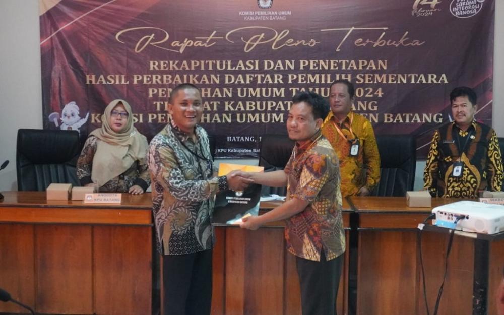 KPU Batang: Rekapitulasi Penetapan Masih Bisa Diubah Hingga Awal Juni 2023