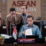 Presiden RI Joko Widodo (Jokowi) memimpin Konferensi Tingkat Tinggi (KTT) Ke-15 Indonesia-Malaysia-Thailand Growth Triangle (IMT-GT), di Hotel Meruorah, Labuan Bajo, NTT, Kamis (11/05)