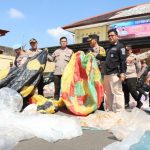 Polres Pekalongan Kota Amankan 137 Balon Udara Liar dan Ratusan Petasan