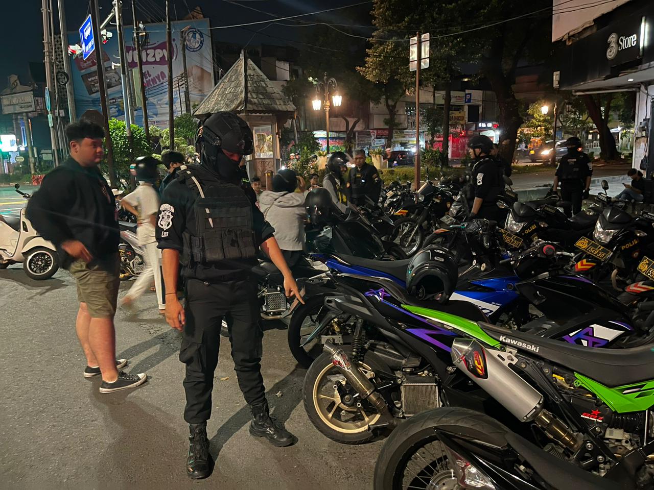 151 Sepeda Motor Knalpot Brong, Diamankan Polresta Surakarta