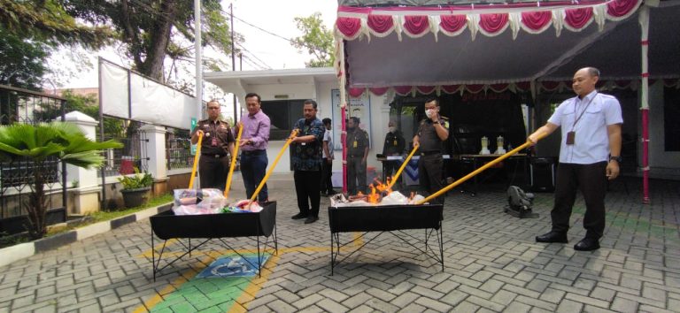 Pemusnahan Barang Bukti di Grobogan Didominasi Kasus Narkoba dan Pencurian