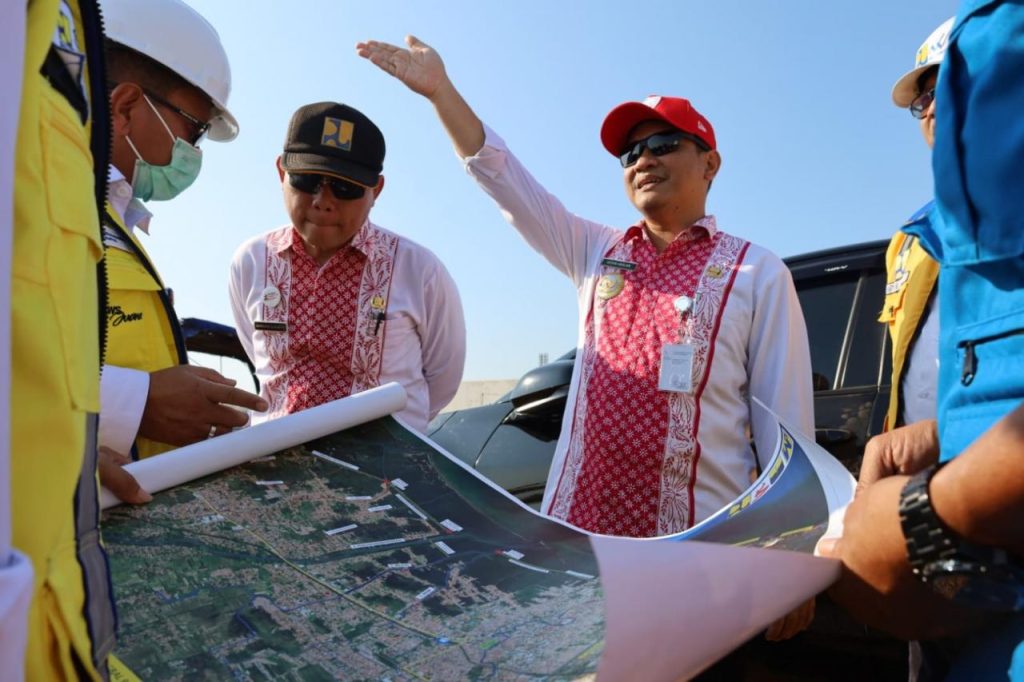 Walikota Aaf Monitoring Progres Bendung Gerak
