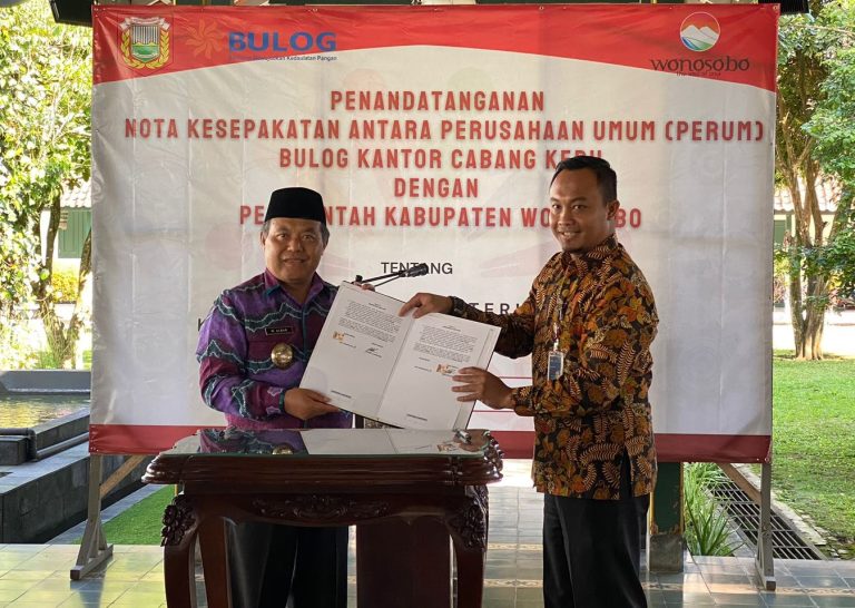Jaga Ketersediaan Beras, Pemkab Wonosobo Jalin Kerjasama dengan Bulog Kedu