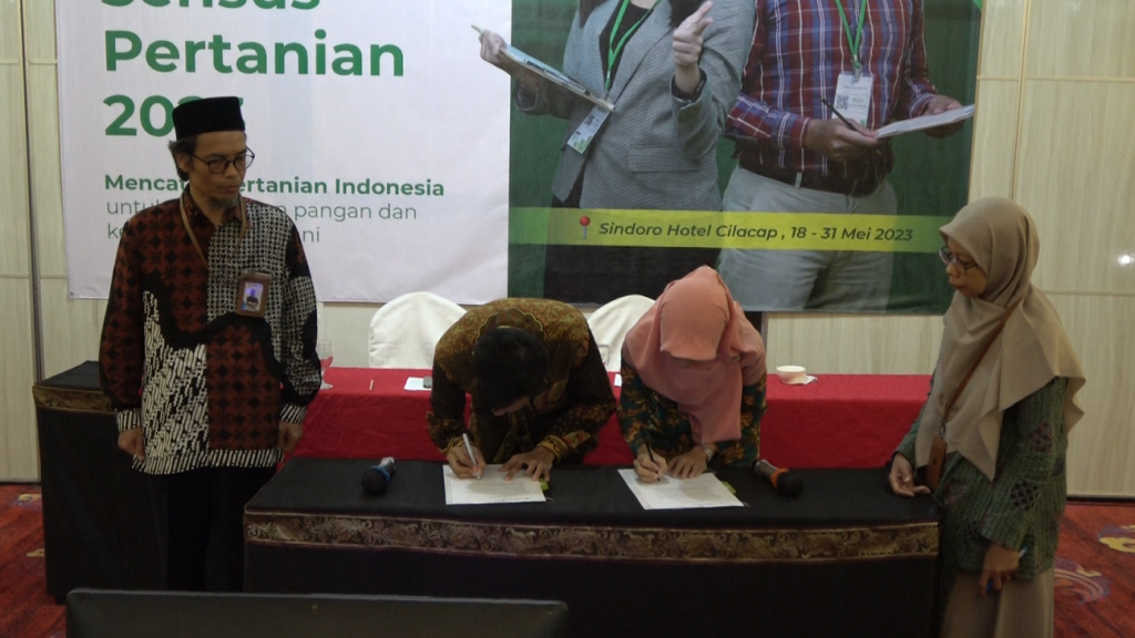 1.470 Mitra BPS Cilacap Ikuti Pelatihan Sensus Pertanian 2023