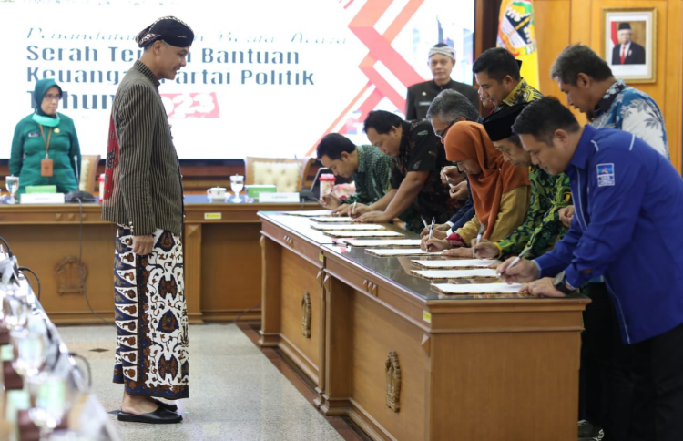 Taati Undang-Undang, Pemprov Jateng Naikkan Bantuan Keuangan Parpol