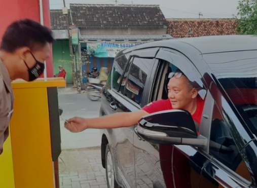 Usai Diresmikan, e-Parkir Mulai Diterapkan di Pasar Sukowati Sragen