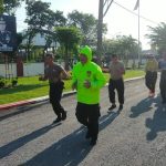 Obesitas, Polisi di Grobogan Ikuti Pembinaan Fisik Tiga Kali dalam Seminggu